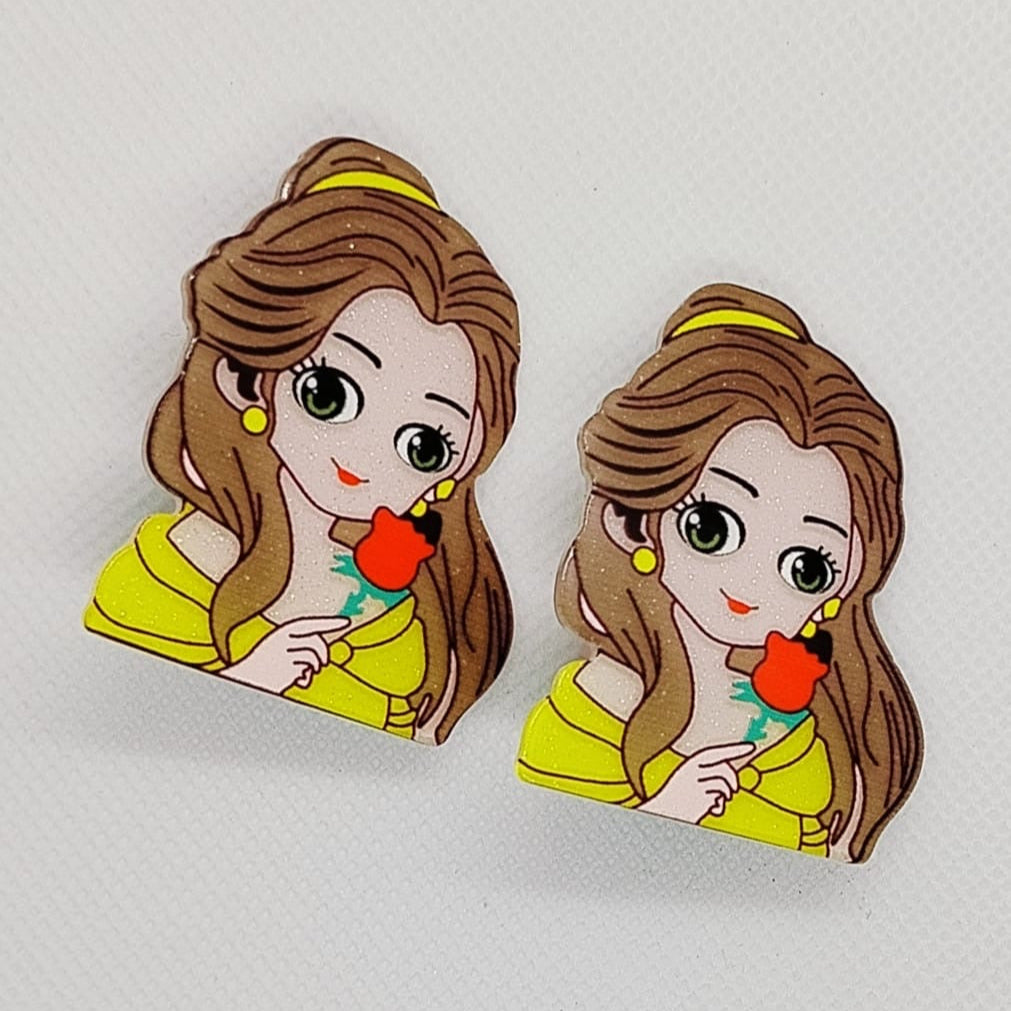 Princess Belle-Themed Hair Pins